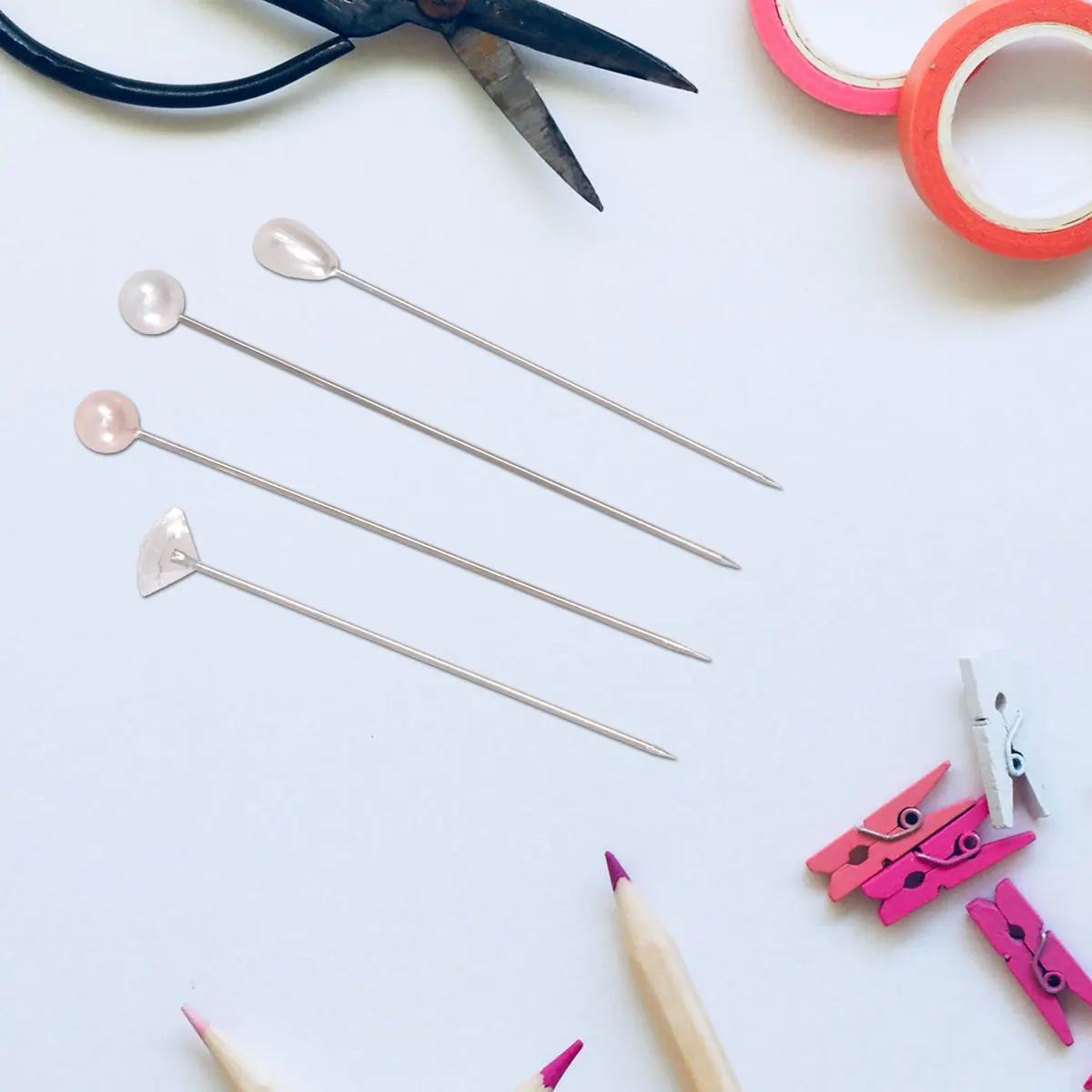 

Flat Pins Flat Straight Pins Flat Head Pins Head Straight Pins Sewing Head
