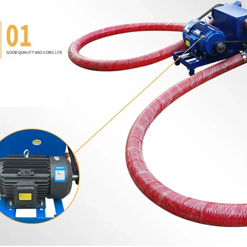 Grain Suction Machine Large Double-tube Mid-drive Suction Hose Suction Machine Household Corn Wheat Grain Machine