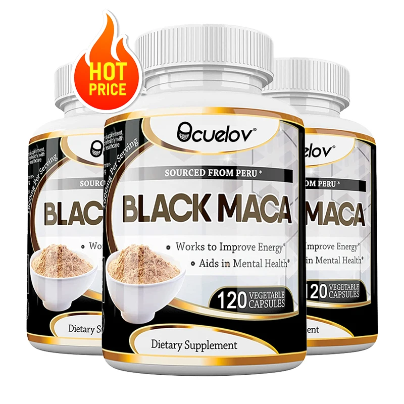 Black Maca High Strength Extract Gel, Muscle Health, Energy and Endurance