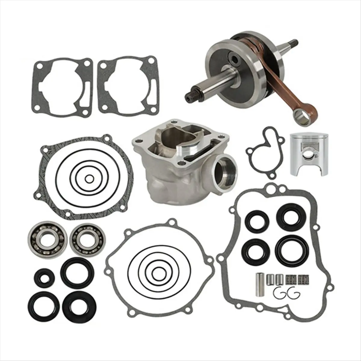 A23Z 47.5mm Engine Rebuild Kit Connecting Rod Crankshaft Piston Gaskets Kits for YZ85 YZ80 2002-2018