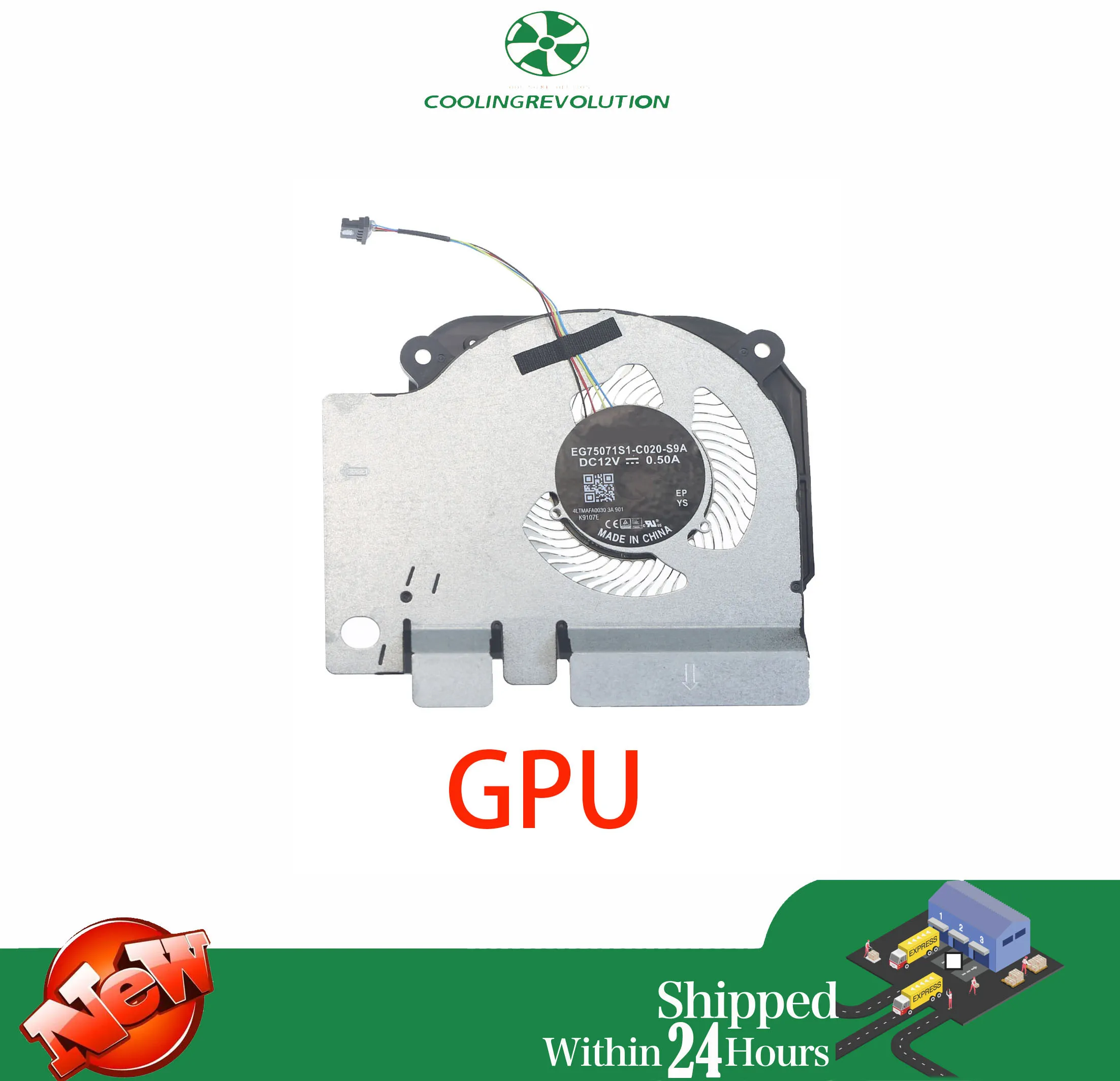 NEW EG75071S1-C010-S9A EG75071S1-C020-S9A DC12V 0.50A 4PIN Cooling Fan For Xiaomi MI 15.6 Game Notebook GTX 1060 6G Edition Fan