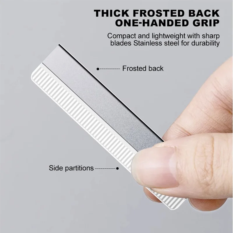 10 個の装飾眉毛刃ステンレス鋼眉毛カミソリ眉毛ナイフメイクアップアーティストカミソリ眉毛ナイフ美容ツール