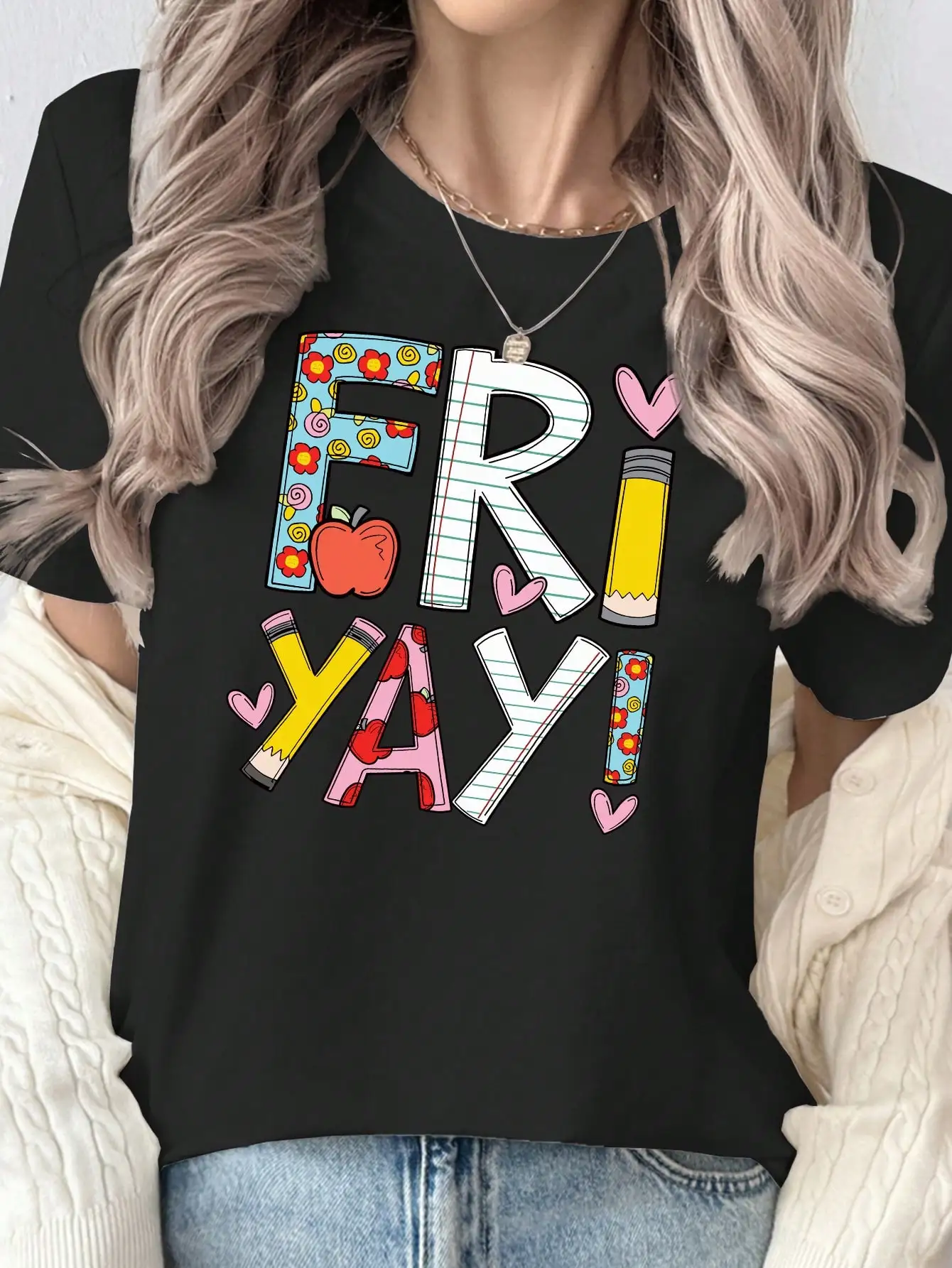 

Новая женская футболка больших размеров с принтом, повседневная свободная модная футболка с коротким рукавом, мягкая, удобная и дышащая, для спорта на открытом воздухе