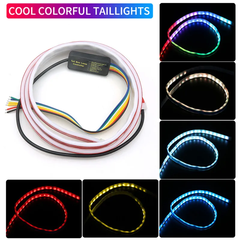 

Car Trunk Box Turn Signals Rear Lights LED Strips For Audi A3 8P S3 A1 8X A4 B7 B8 B9 A5 A6 C5 C6 C7 A7 TT Q3 Q5 8R