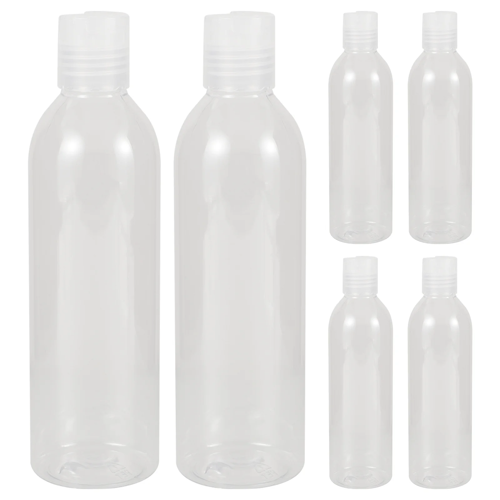 6 Stuks 250Ml Draagbare Reizen Flessen Hervulbare Lekvrij Shampoo Dispenser Voor Camping Wandelen Lege Containers Lotion