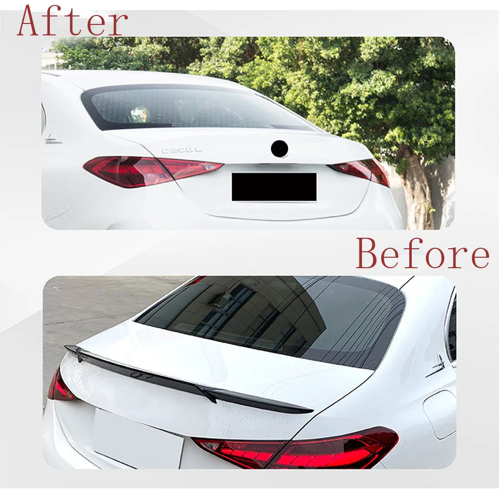 For Mercedes Benz C-Class W206 C200 C260 C300 2022+ Rear Trunk Lid Spoiler Wing Tailgate Splitter Lip