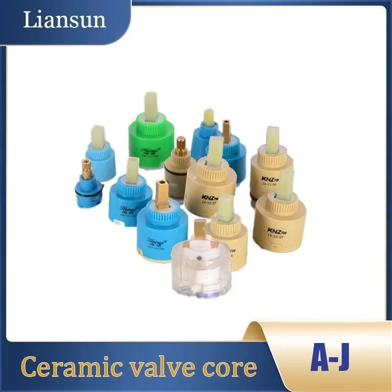 خرطوشة صمام قرص سيراميك عالمية 25/35/40 متوافقة مع صنابير Moen Delta Kohler. توقف التسريبات والتقطر. دقة عالية #1