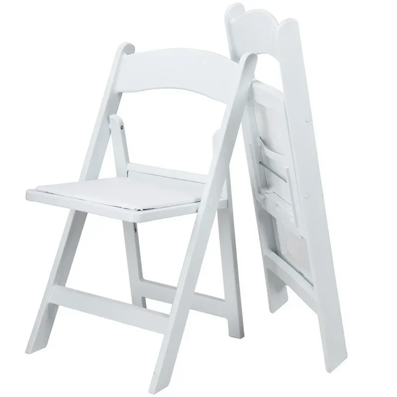 

Plastic Resin White Folding Chairs For Events Wedding Party Chair Wimbledon Banquet Foldable Outdoor Furniture Garden