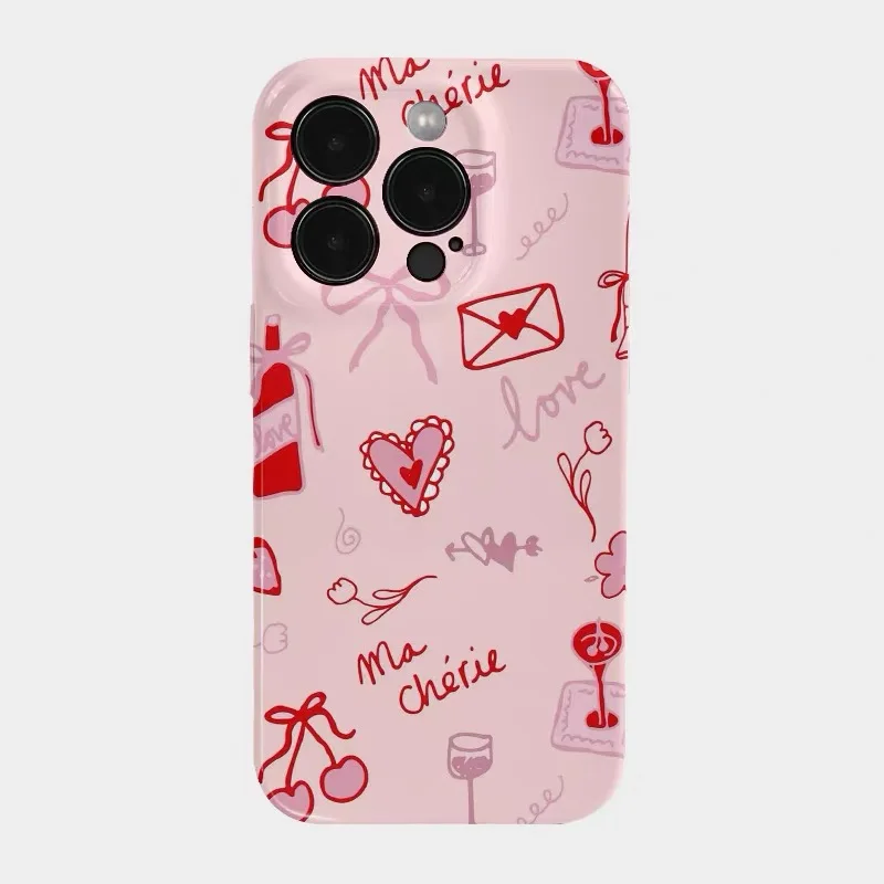 

Pink Girl's Notes Phone Case for IPHONE 17 Air 16E 15 PROMAX 14 Plus 13 12 MINI 11 PRO 16Plus XR XS MAX SE2 Acrylic Phone Cover