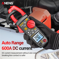ANENG PN200 Digital Clamp Meter Multimeter DC/AC 600A Current 4000 Counts Voltage Tester Car Auto Hz Capacitance NCV Ohm Tester