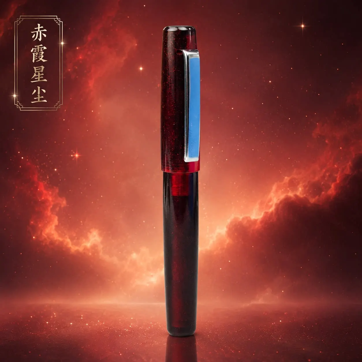 Pocket Mini Thick Barrel Short Fountain Pen Portable 2.6mm Caliber Refillable Metal Clip Pen School Office Supplies Stationery