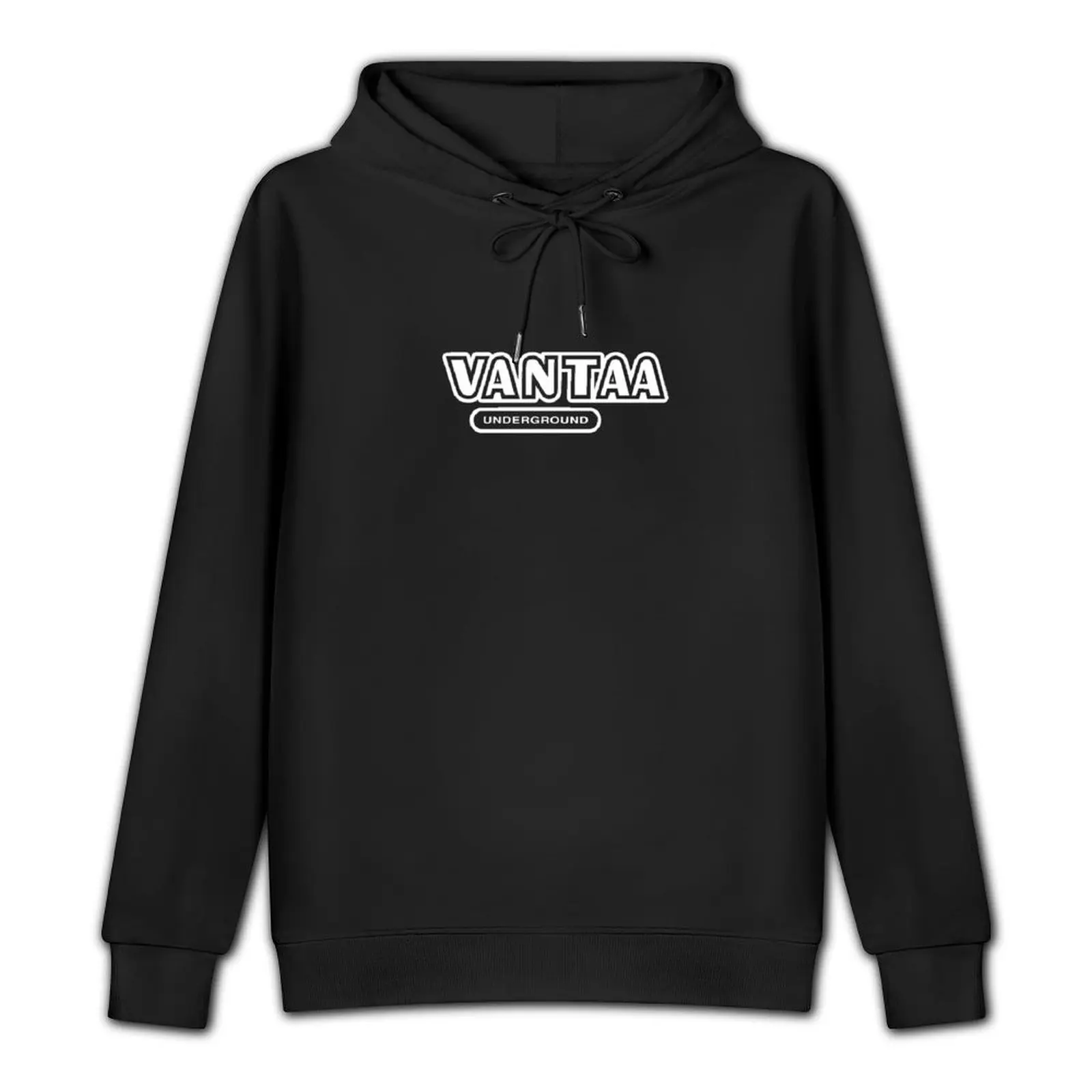 Vantaa Underground (valkoinen teksti) Pullover Hoodie aesthetic clothing korean style clothes hoodie graphic