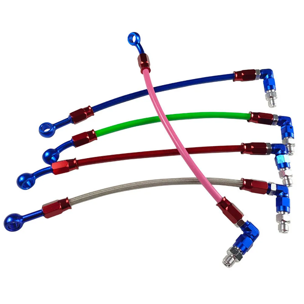 Motorcycle Hydraulic Brake Clutch Line Hose Tube Retrofitting 90° 1meter