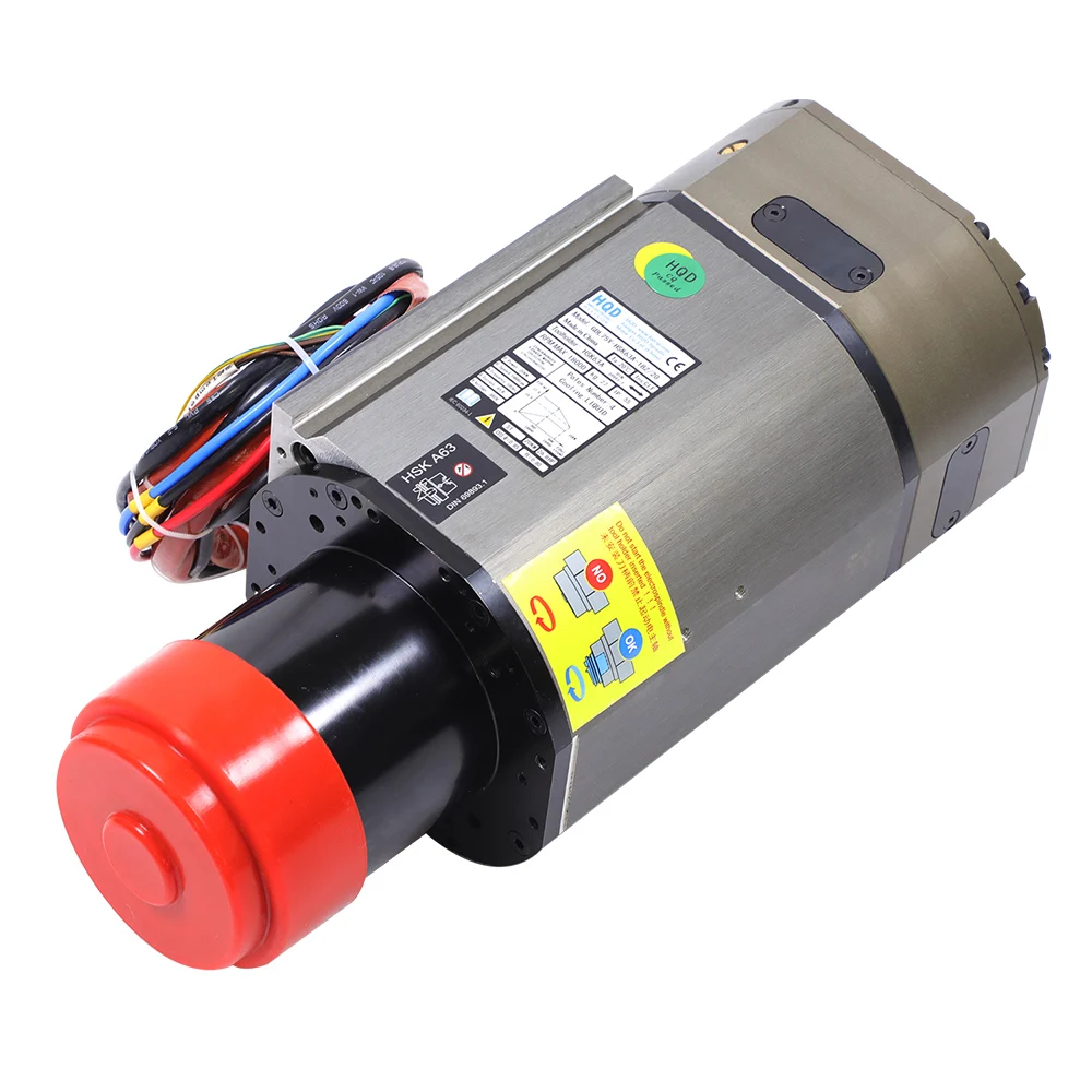 HQD GDL75Y-HSK63A-18Z/20 20KW Permanent Magnet Synchronous Water-cooled Automatic Tool Changer  Electric Spindle