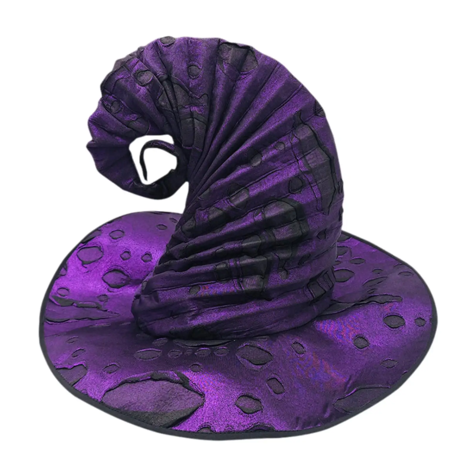 Witch Hat Supplies Headwear Pointed Top Hat Wide Brim Costume Accessory for