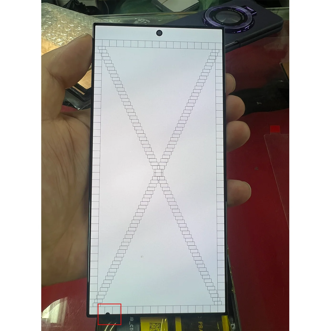 Black Spots For Samsung S24 Ultra S928E Defective Series LCD Display Touch Screen Digitizer Assembly With Defect For S24U LCD