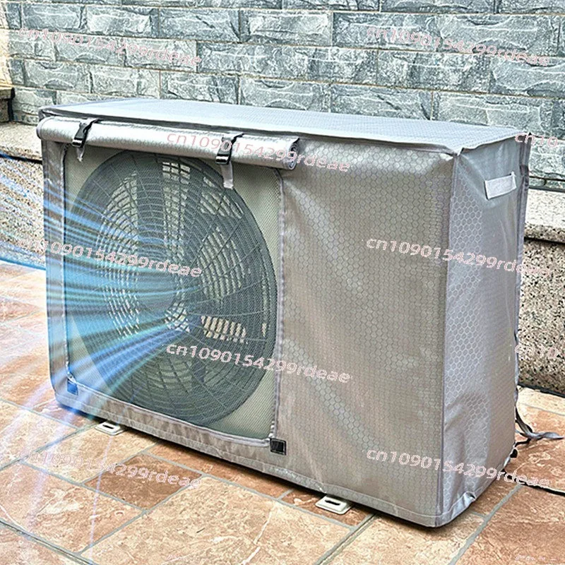 Roll-up curtain external machine air conditioner cover, waterproof and sunscreen, air conditioner outdoor dust cover