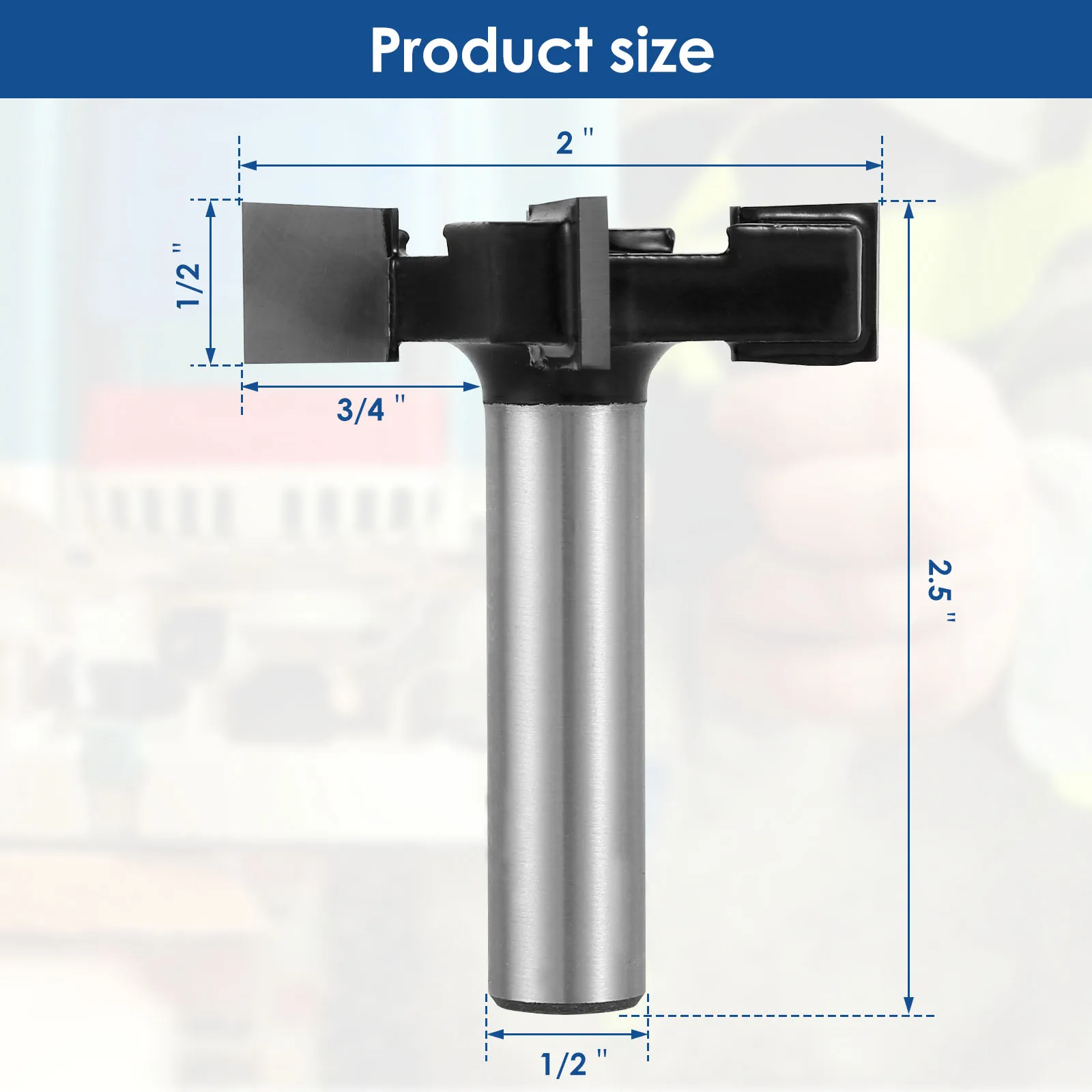 Milling Cutter 1/2 inch Shank CNC Spoilboard Surfacing Router Bit Woodworking Slab Flattening Router Bit Wood Planer Router Bit