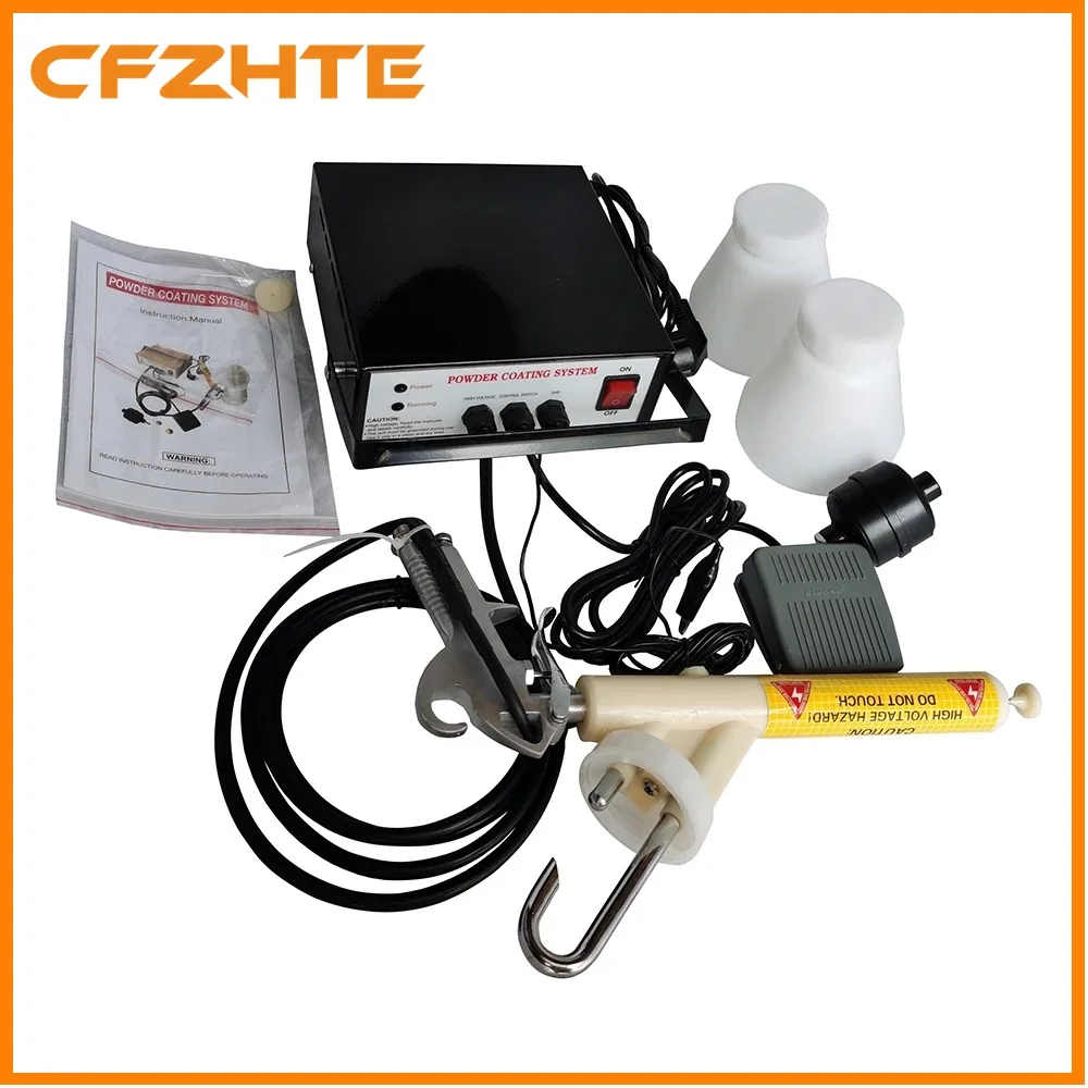 PC03-5 Powder Coating System Paint Spray Gun, Coat Portable Powder Coating Gun with The Board 110V/220V