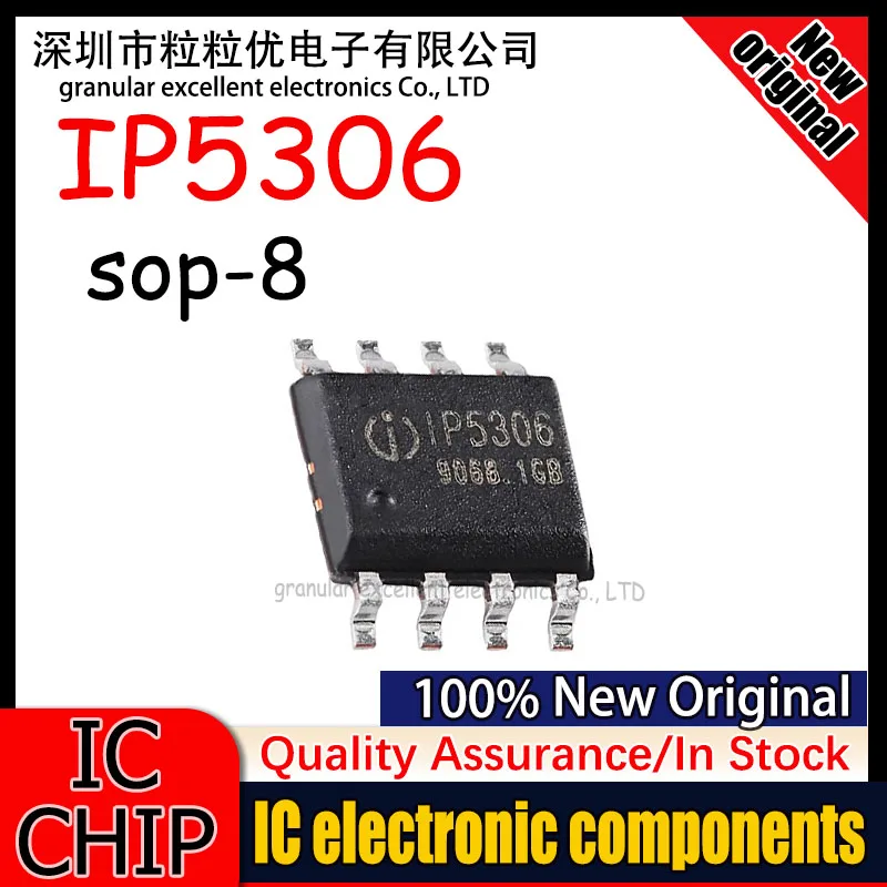 (20piece)100% New IP5306 sop-8 In Stock IC Chip  Chipset