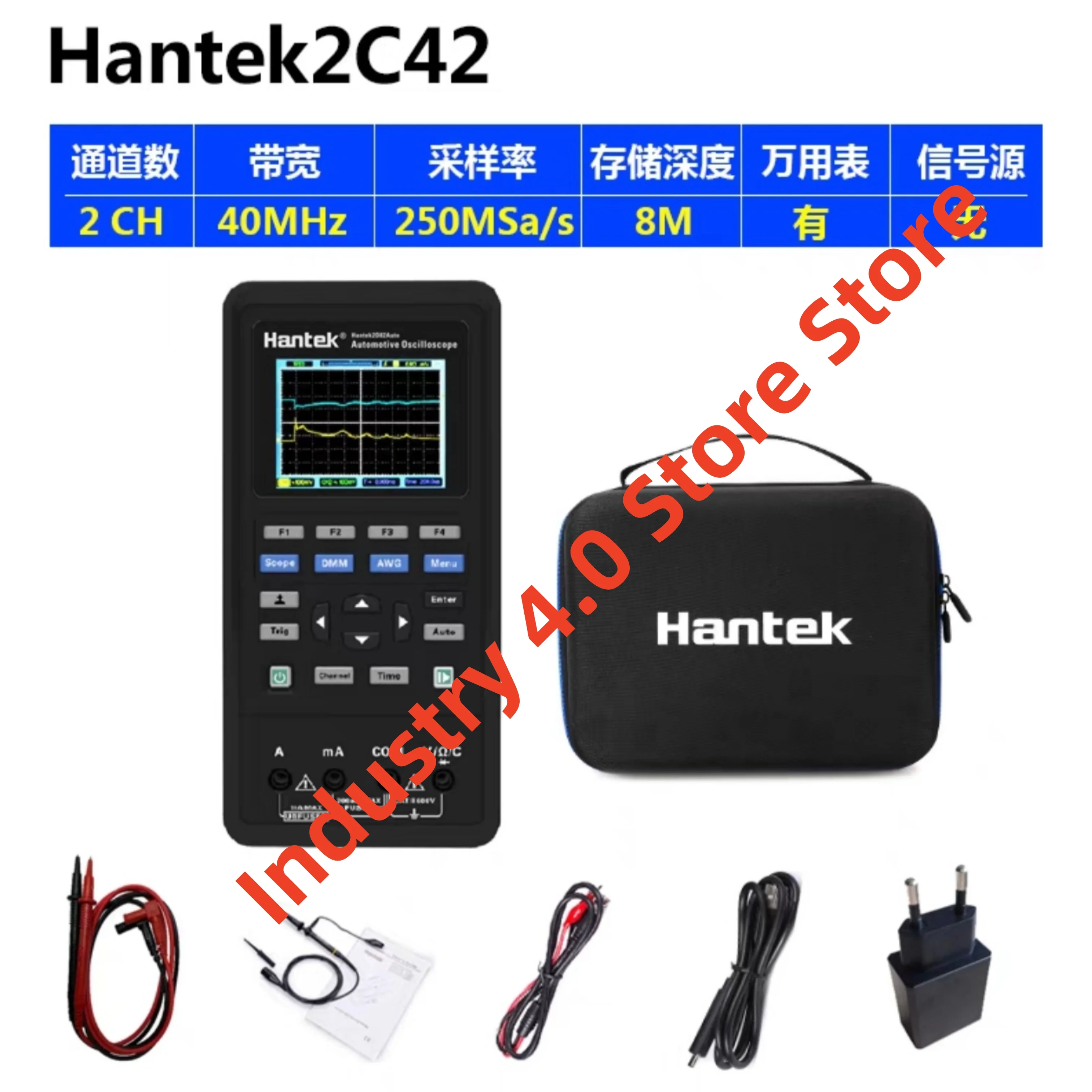 

Hantek 2C42 Portable handheld small digital oscilloscope new original