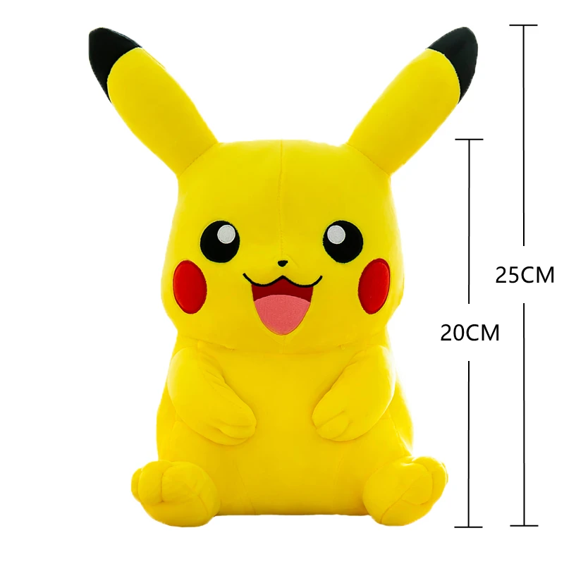 Original POKEMON Pikachu Plush Toy Doll Gengar Snorlax Squirtle Charizard Kawaii Plush Soft Cute Cartoon Toys For Kids Gift