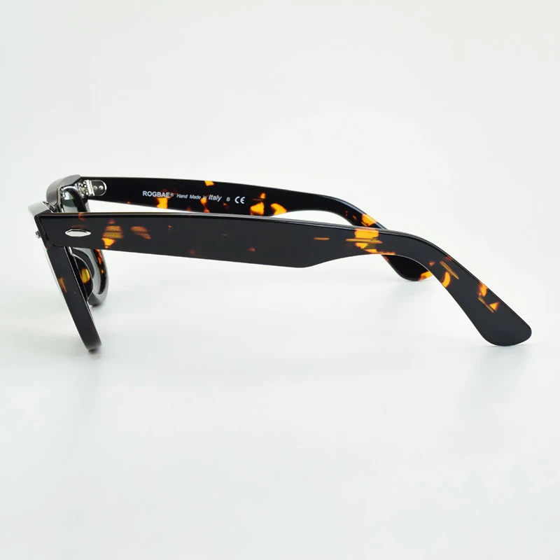 SUN Brille Classics Glaslinse Acetat Sonnenbrille Herren Y-2140 Doppelniet Design Brille Elegante weibliche quadratische UV-Sonnenbrille – Detail 7