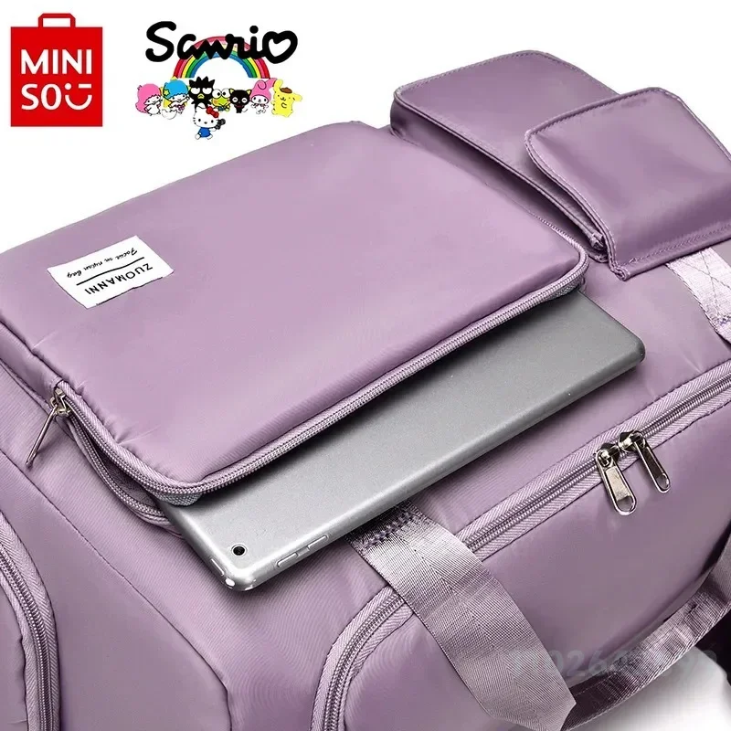 Miniso New Home Storage Bag Fashionable High Quality Waterproof Travel Bag Cartoon Large Capacity Multi Functional Storage Bag