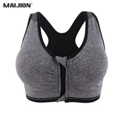 MAIJION Senza Soluzione di Continuità Imbottito Reggiseno Sportivo Per Le Donne Antiurto Push Up di Forma Fisica di Yoga Della Biancheria Intima Della Maglia Stretch Workout Corsa E Jogging Serbatoio Magliette E Camicette