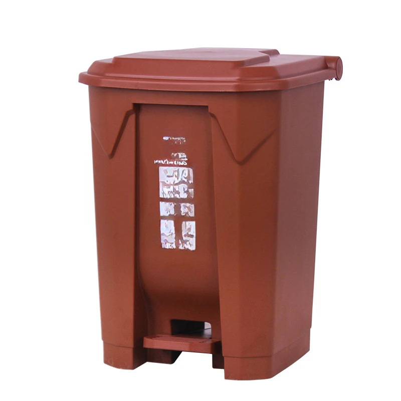 

Classification Pedal Kitchen Waste Trash Can Outdoor Sanitation Kitchen with Lid Foot Plastic 15l20 L 40L Household Large