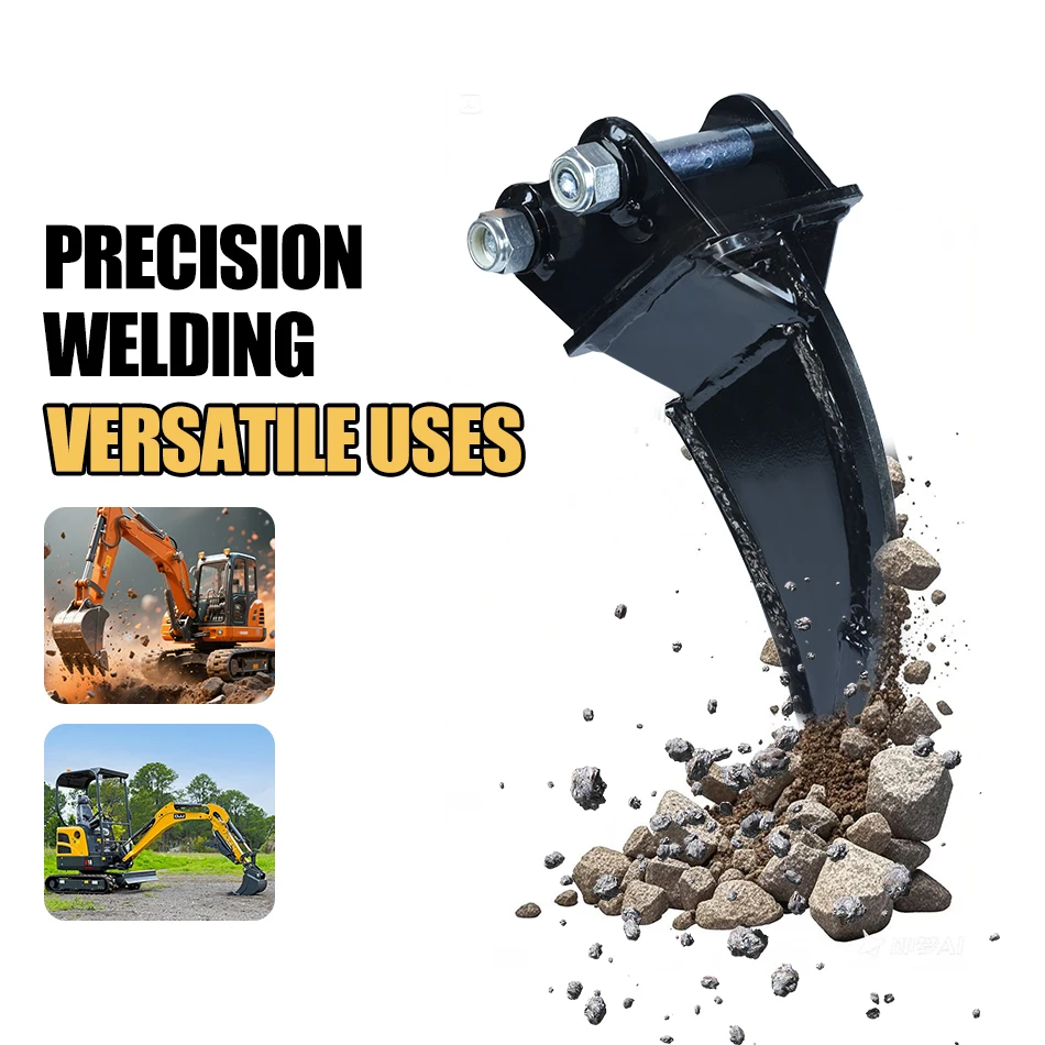 Minigraafmachine Ripper Kleine graafmachine Losmaakbevestiging voor het graven van wortelvegetatie, struiken en kleine bomen