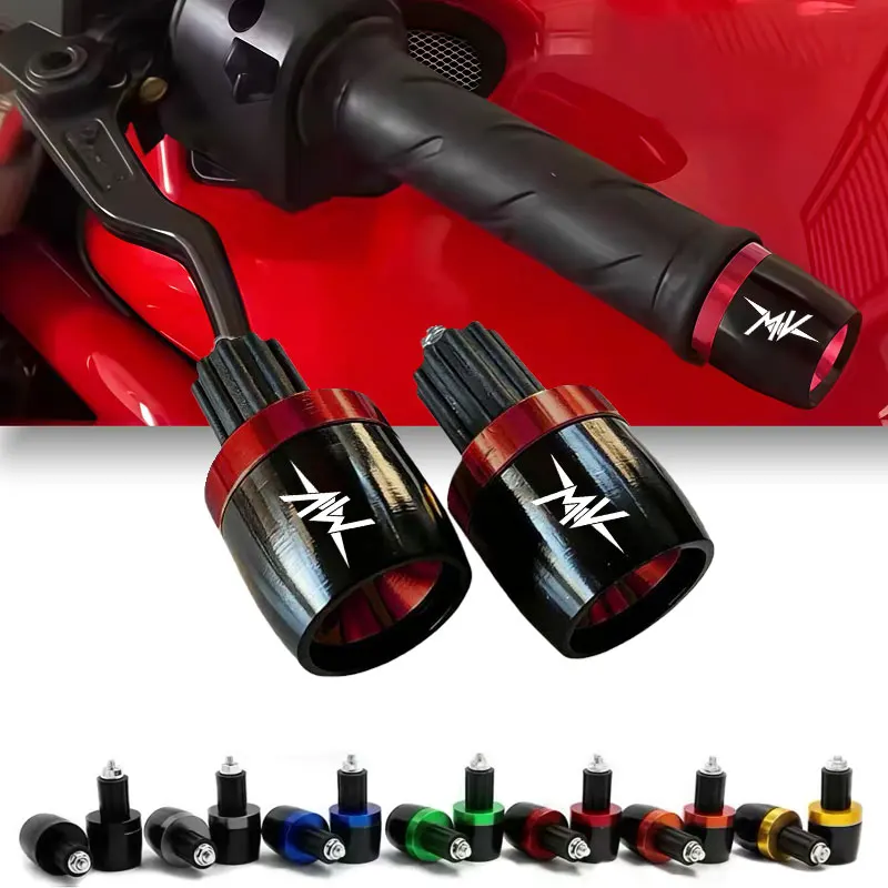For MV Agusta F3 675 800 Brutale 800 1000 Turismo Veloce RC Universal Motorcycle CNC Aluminum Handlebar End Plug Caps 2pcs