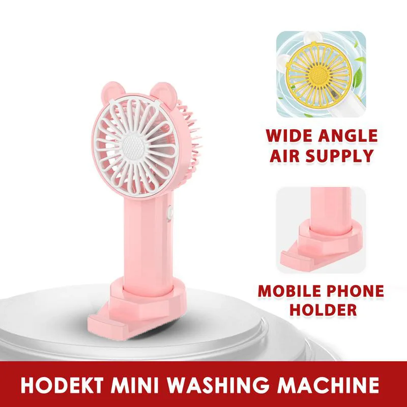 New Mini Handheld Small Fan Portable Portable Silent Office Desk Student On Dormitory Charging Outdoor Hand Holding Fan Small