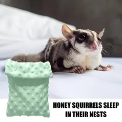 Sugar Glider bean velvet Hammocks Bed Pet Sleeping Bag Hideout Comfortable Sleep Bag Bed House Nest Bed for Hamsters Hedgehogs