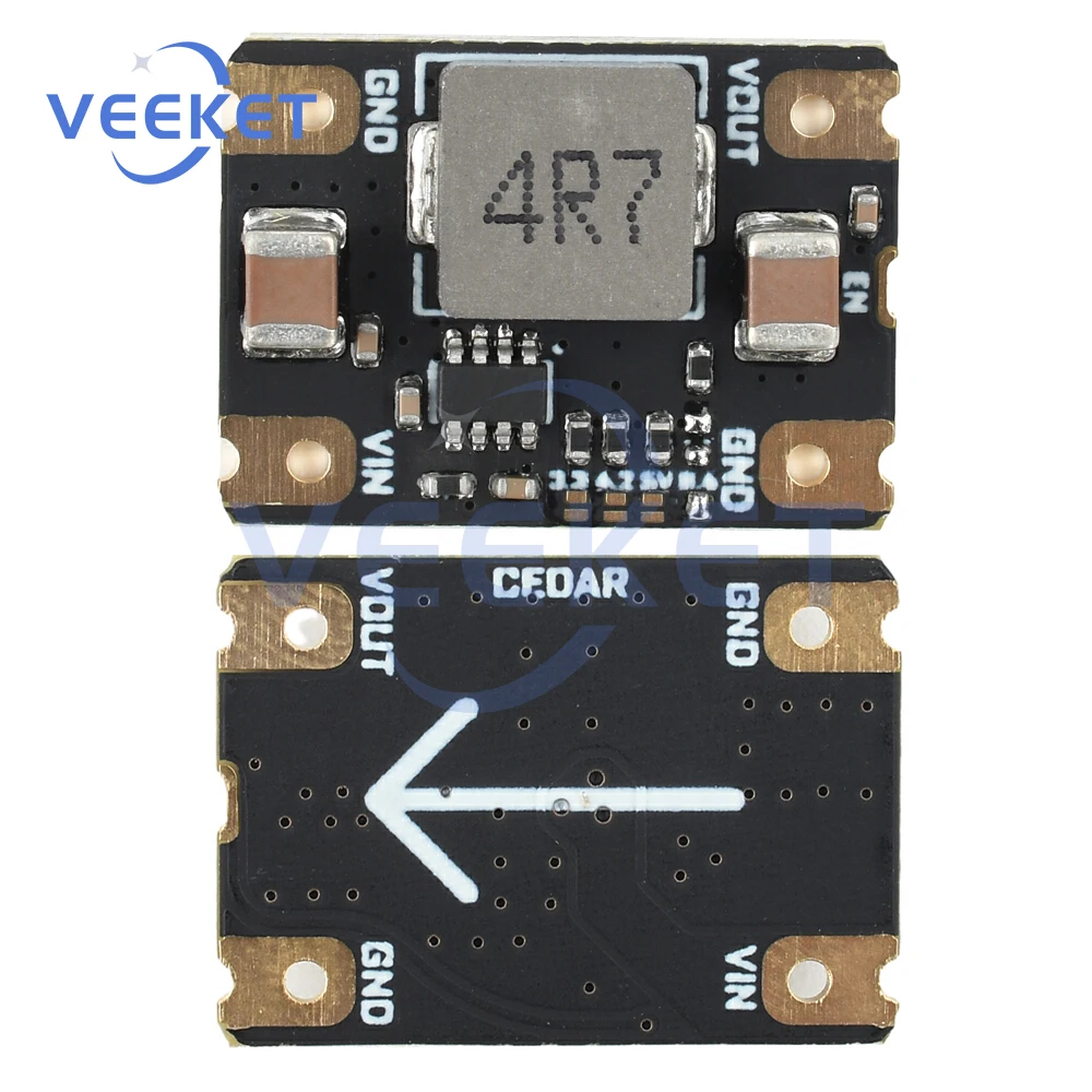 DC-DC 降圧電源モジュール入力 DC 6.5 ～ 16V ～ DC 3.3V/4.2V/5V/8.4V A全負荷電流は 4A に達します