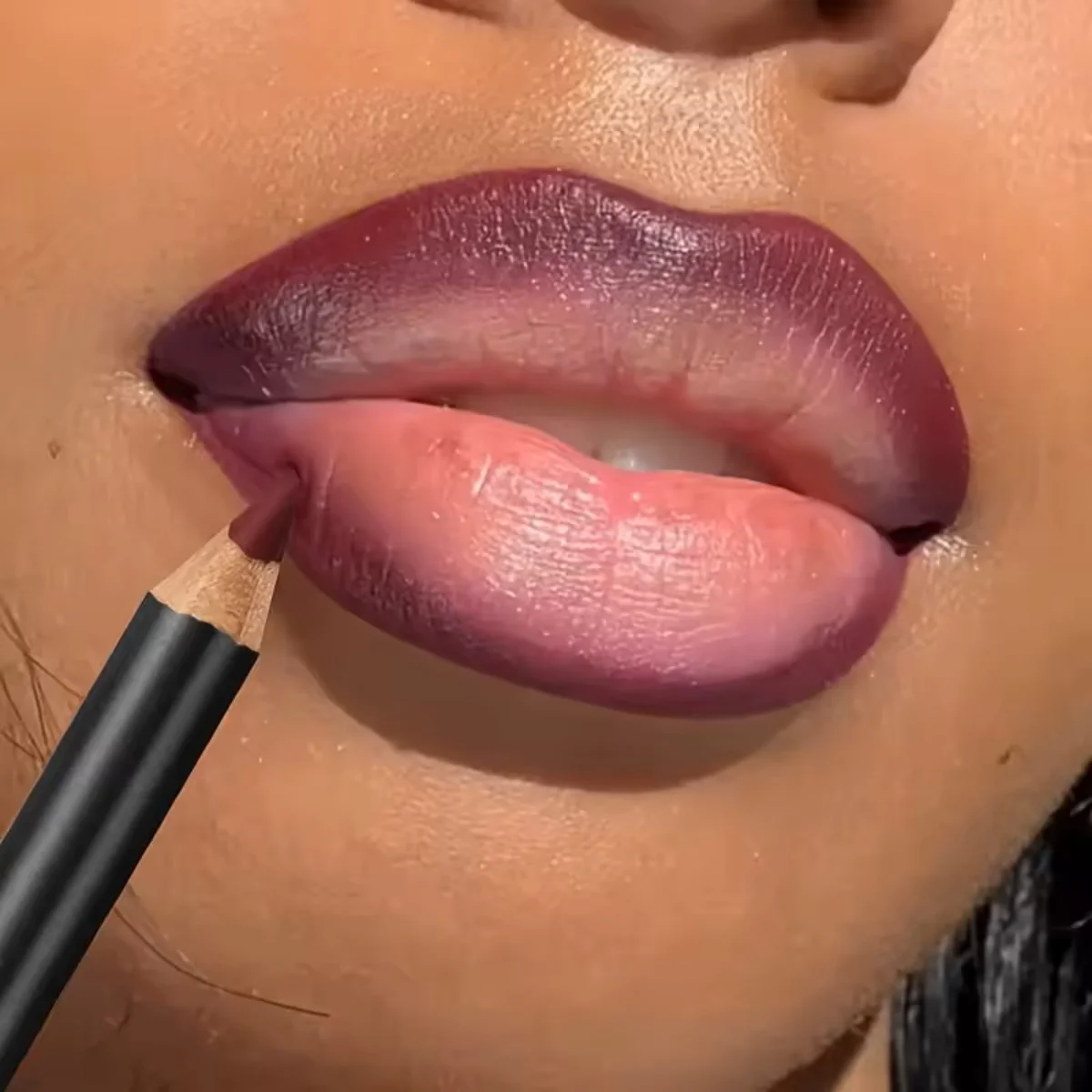 Waterproof Matte Lipliner Pencil Red Contour
