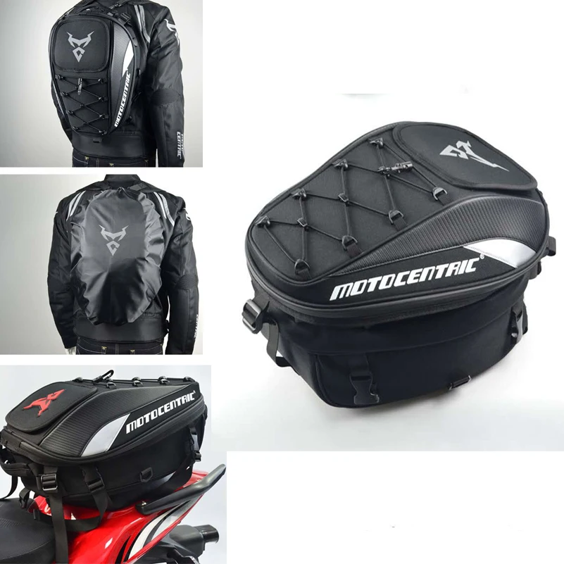 Motorcycle Tail Bag High Capacity 37L Moto Helmet Rear Seat Bag Rider Backapack Waterproof Luggage Bag Motorcycle Accessories image 6
