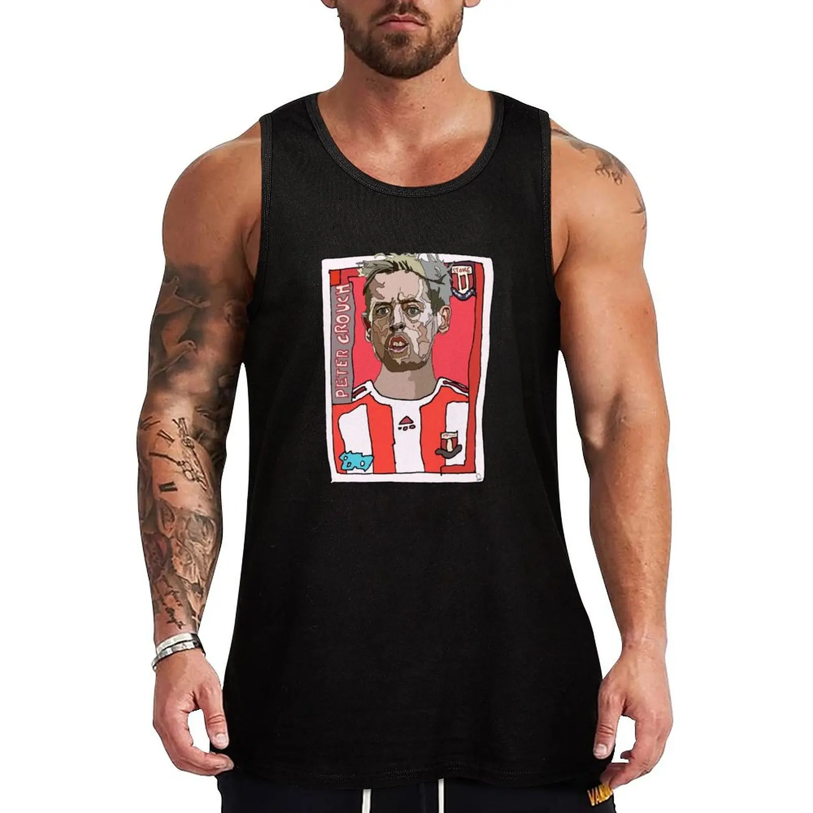 

Crouchy [Sticker series] Tank Top Simple Solid Tank Top Sleeveless Casual Daily Shirt