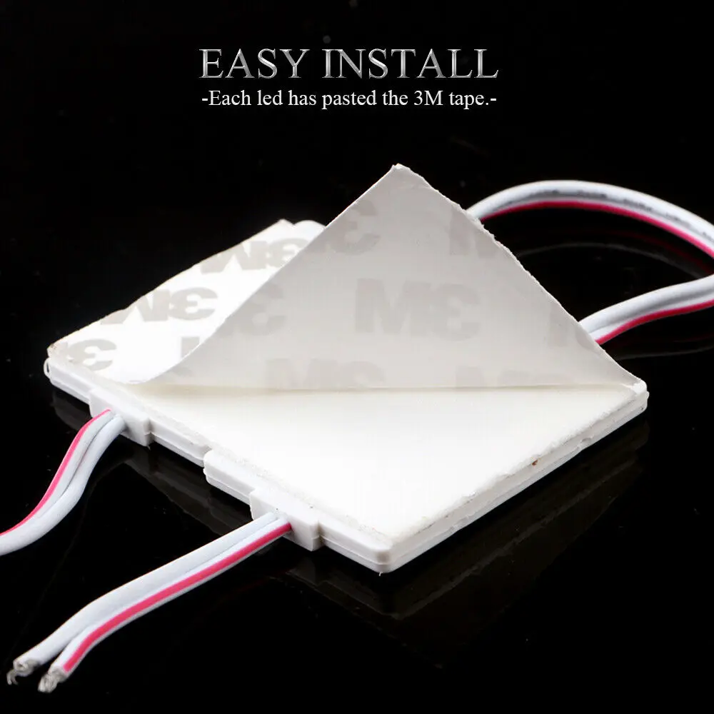 20PCS 12V Led Module COB Light Advertisement Design Sign Backlight Shop Banner Waterproof IP65 Warm White Red  Blue Yellow Pink