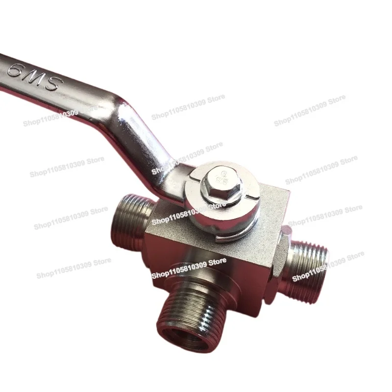 Outer Wire High Pressure Hydraulic Two Position, Three Way Manual Valve KHB3K-M16 * 1.5 M22 M27 M30 M36 * 2