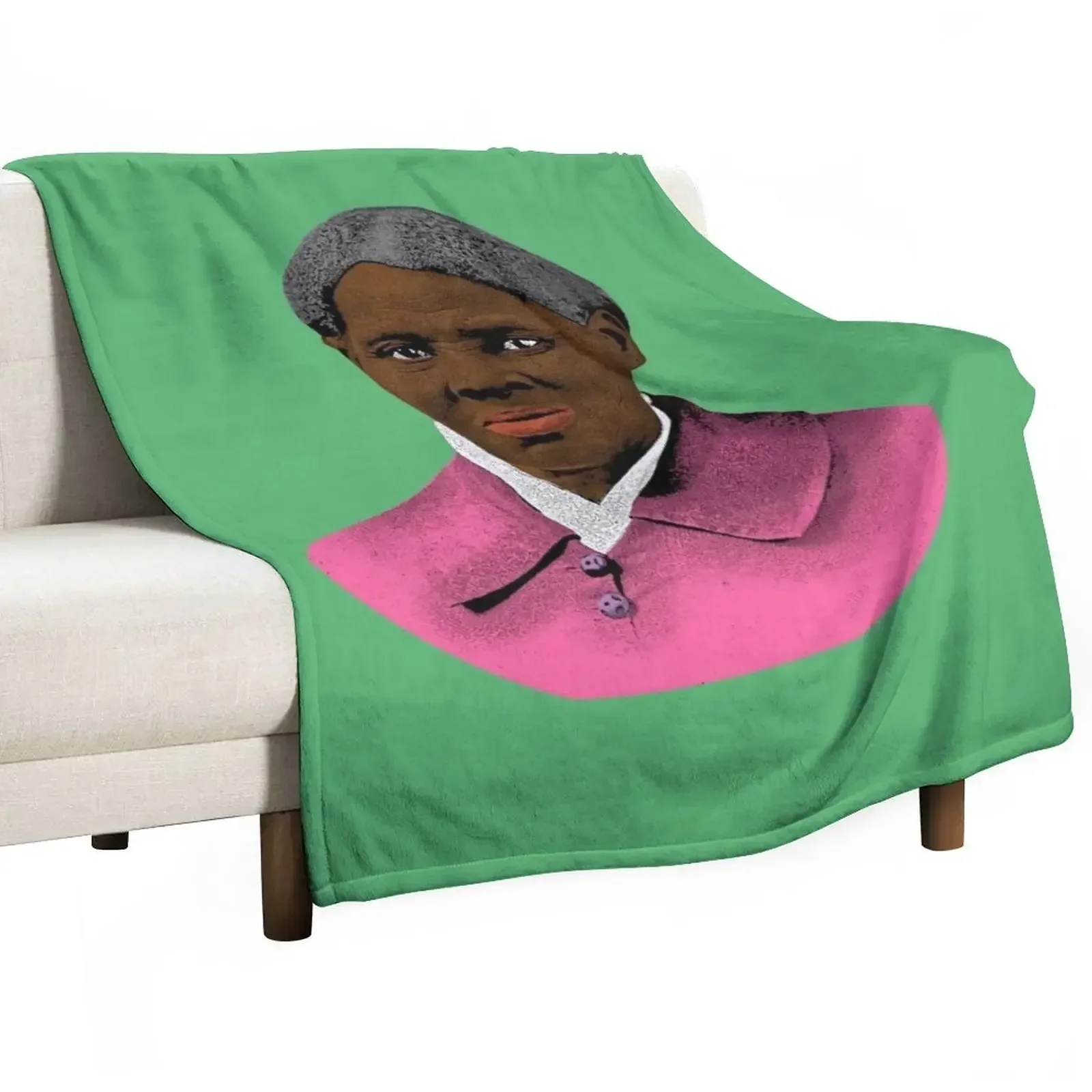 Harriet Tubman Throw Blanket halloween Stuffeds Blankets