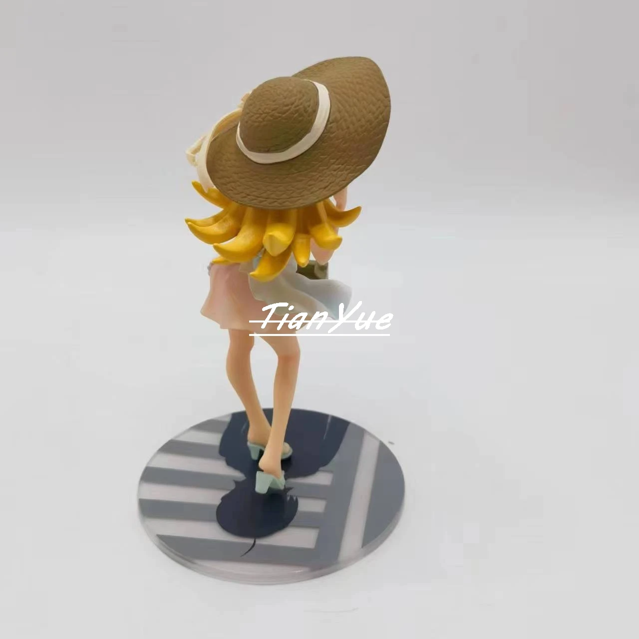 Anime Oshino Shinobu Donuts version Action Figure Model Toy 19cm