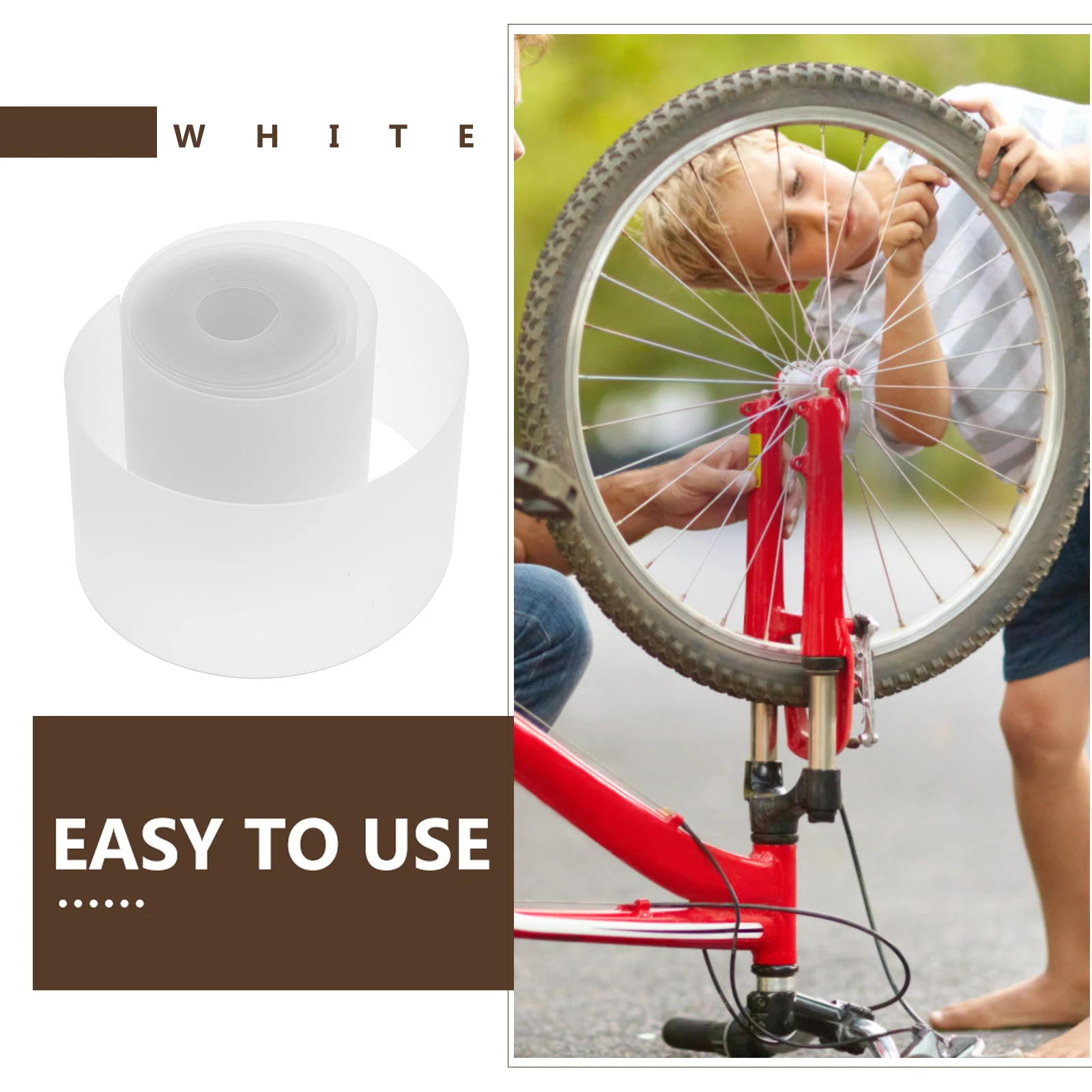 

2 Pcs Durable Bicycle Tyre Protective Belts Bike Accessories Puncture-Proof Tap Cycling Protector