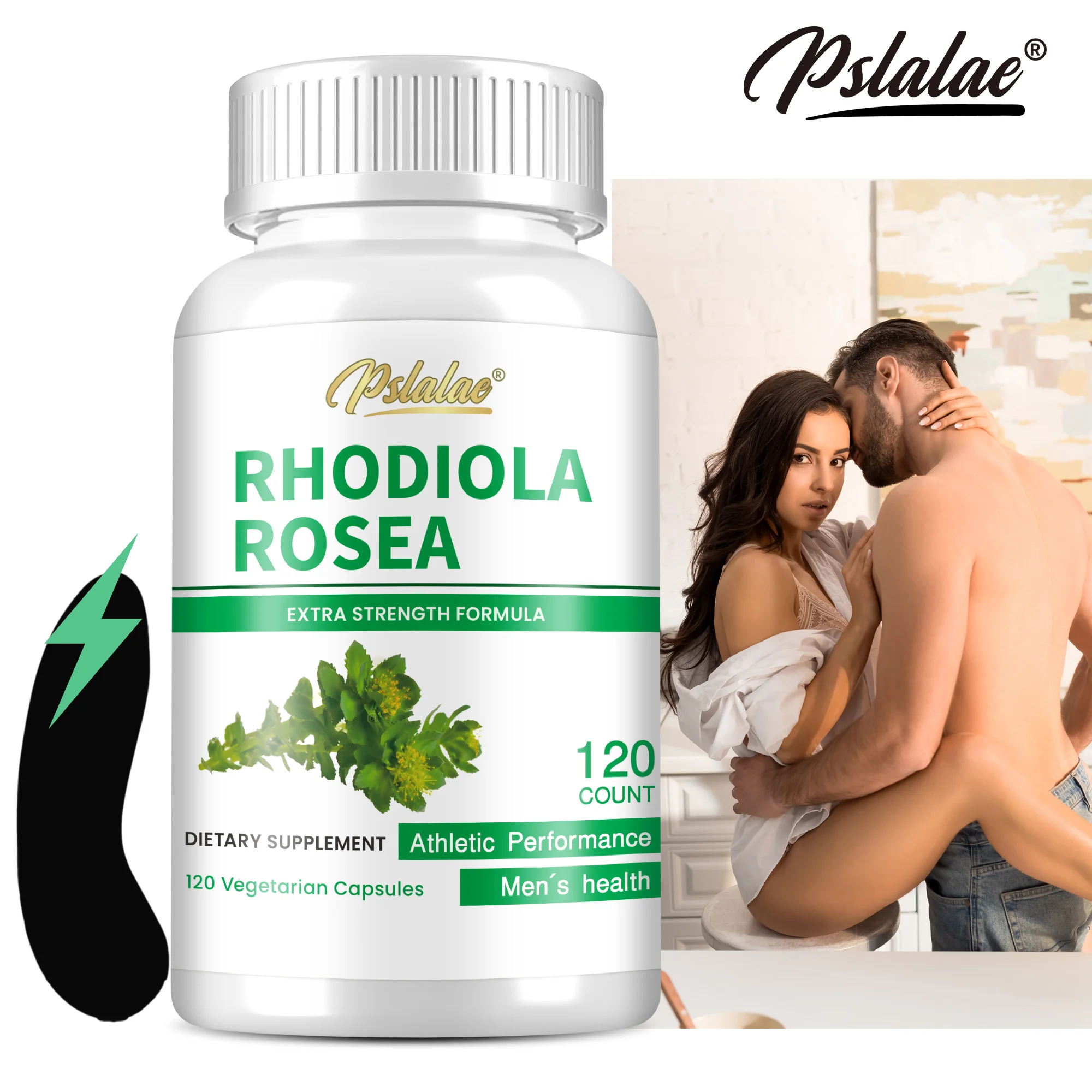 

Rhodiola Rosea - Promotes Anti-Stress Relief, Energy Boost, Natural Mood and Concentration Support - 120 Capsules
