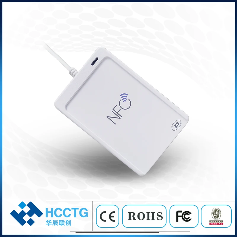 

USB CCID ISO14443 Type A & B ISO15693 ISO18092 PC/SC 13.56Mhz RFID NFC Contactless Smart Card Reader Writer ACR1552U-M1