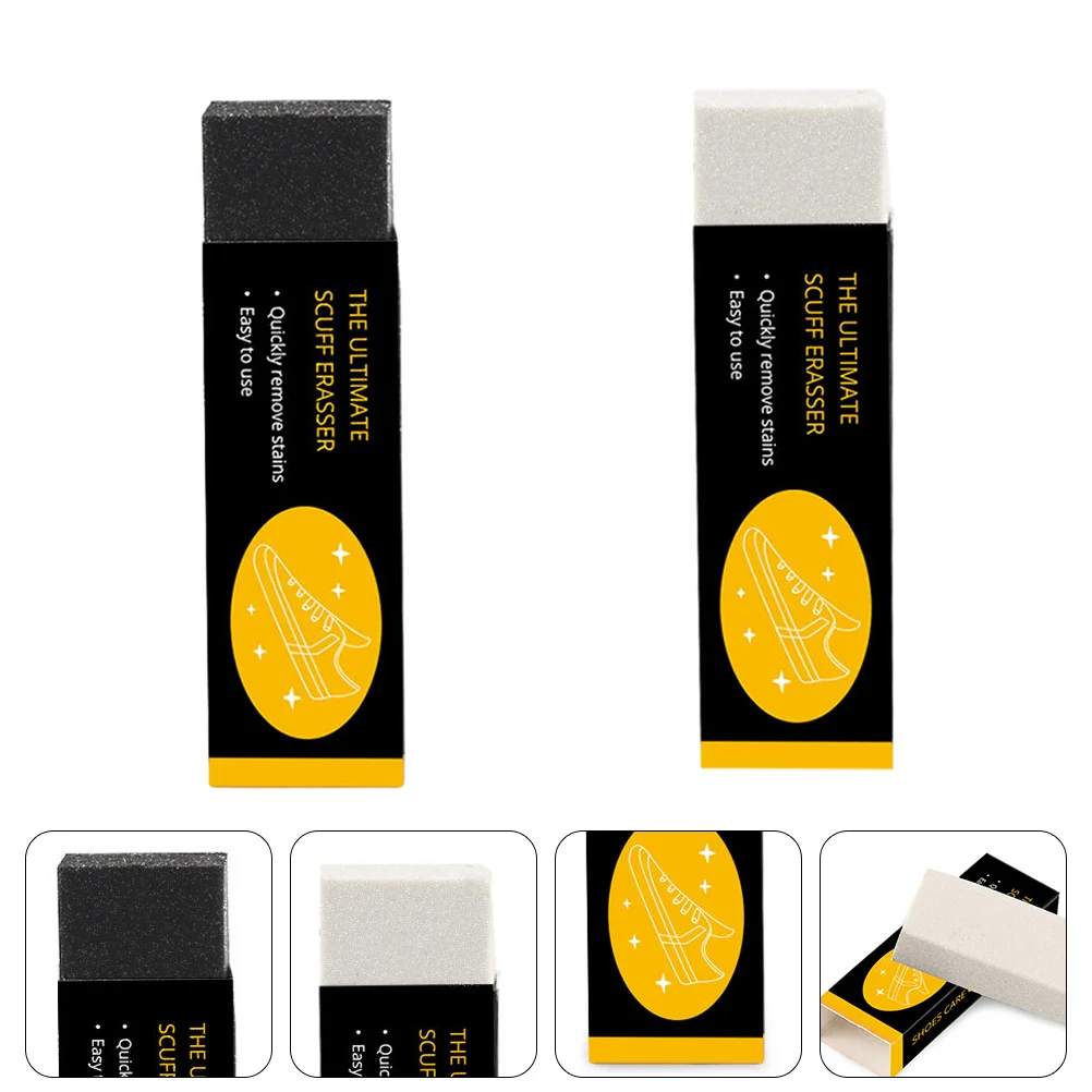 2pcs Practical Shoes Cleaning Wipe Durable Shoes Cleaning Eraser Shoes Wipe Shoes Wipe Simple Shoes Cleaning Eraser