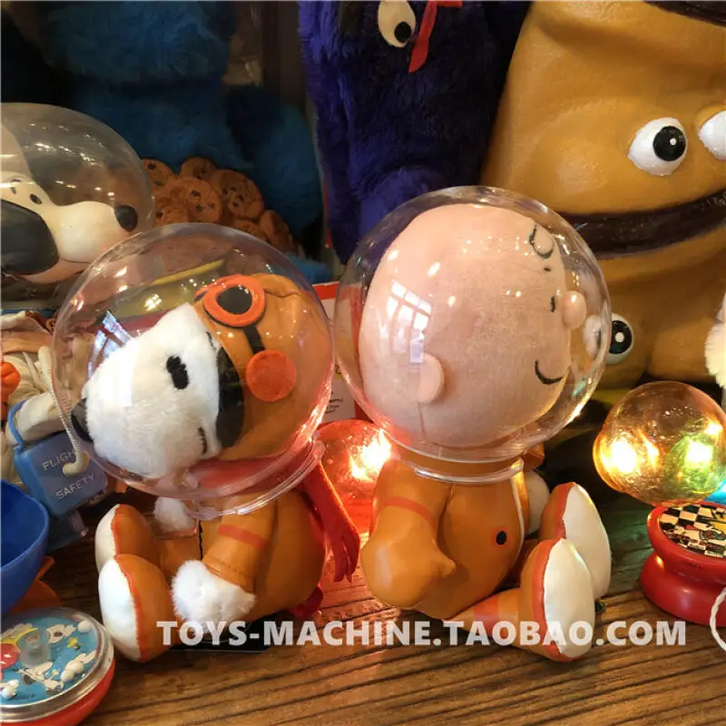 Miniso echte Snoopy Space Series Blind Box Trendy handgemaakte ornament schattige puppy jongen verjaardagscadeau kerstcadeau