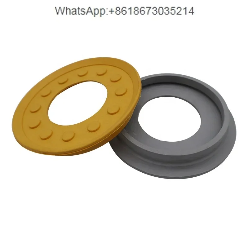 Circular vacuum suction cup cover rubber plate for single chip numerical control machining center