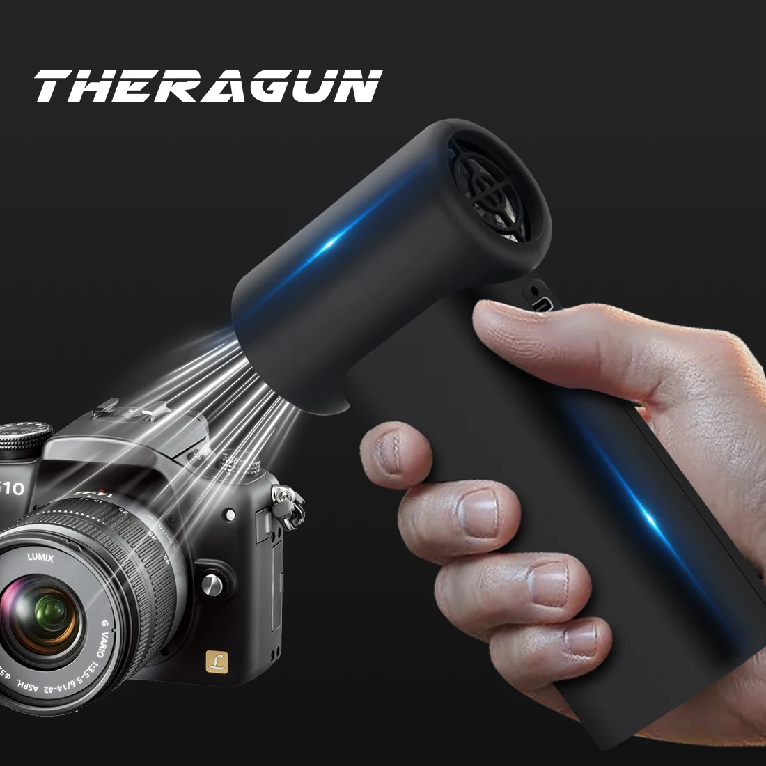 

Новый X9 Turbo JetFan Blower, бесщеточный пылесос, вентилятор для ПК/клавиатуры/дома/автомобиля, воздуходувка для очистки воздуха-THERAGUN