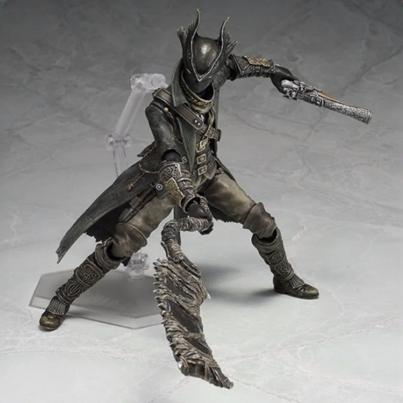 Figma Bloodborne Figurka Figma 367 Figurka anime The Old Hunters Edition Hunter Figma 367 Modele figurek akcji Zabawki Prezenty urodzinowe